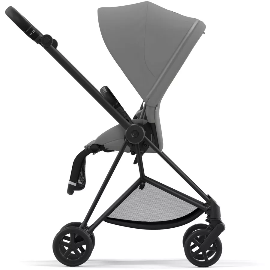 cybex PLATINUM Kombikinderwagen New Mios Matt Black Mirage Grey
