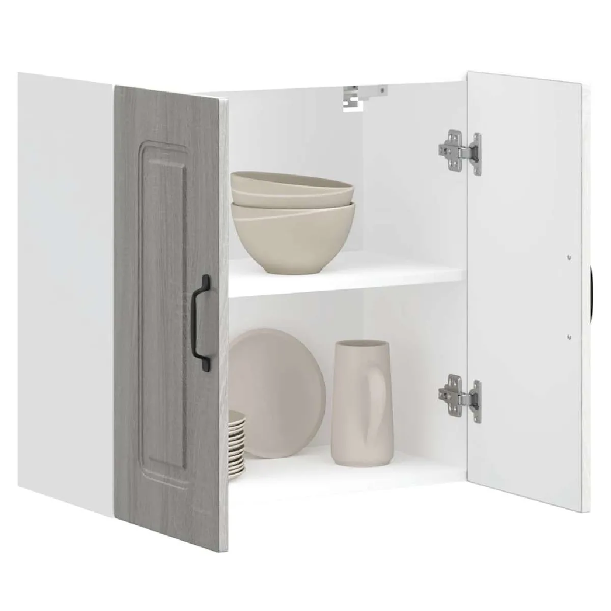 vidaXL Armoire Murale Cuisine Kalmar Sonoma Gris