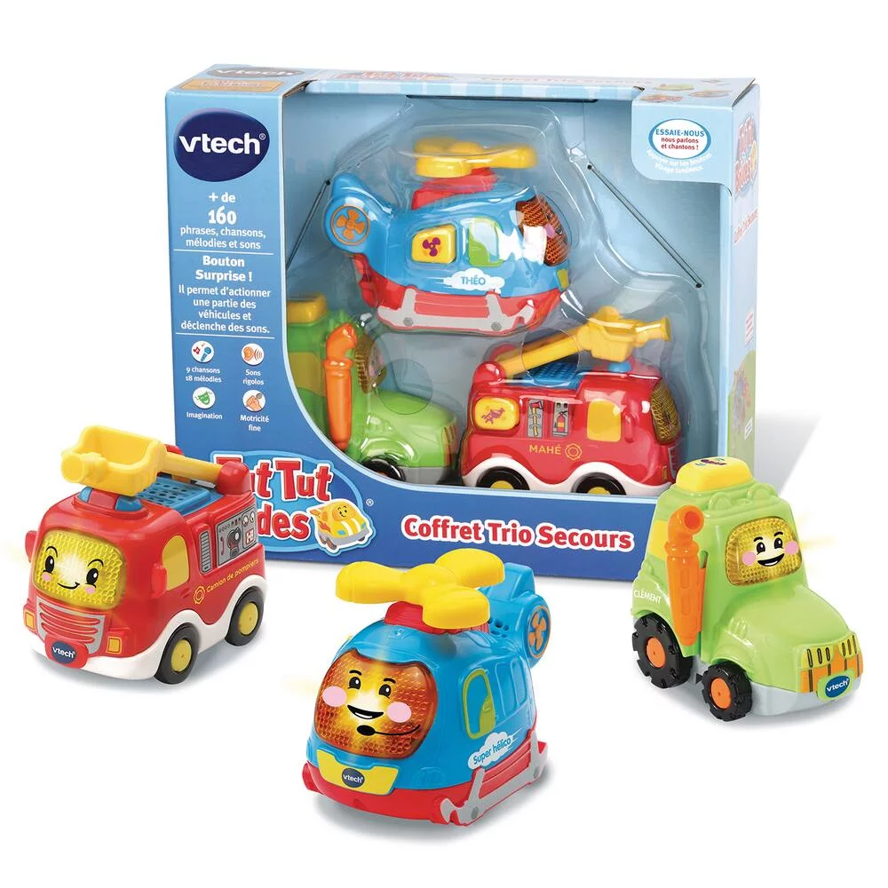 TUT TUT BOLIDES -COFFRET TRIO SECOURS
