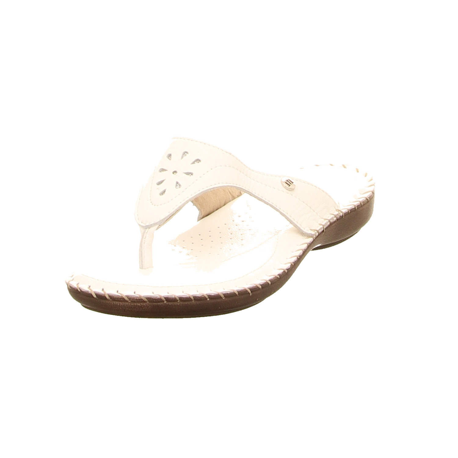 Marchesini Pantoletten weiß weiss/weiss kombi