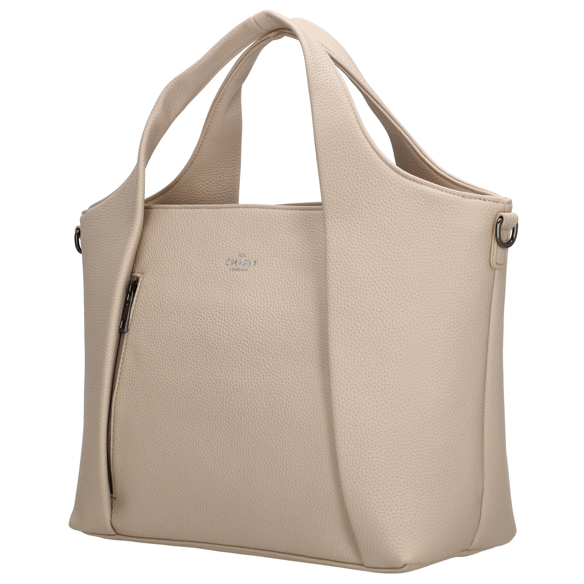 Charm London Mulberry Street Handtas Beige