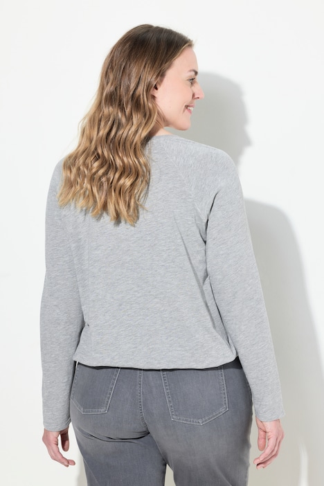 Langarmshirt, Raglanärmel, Rundhals, OEKO-TEX