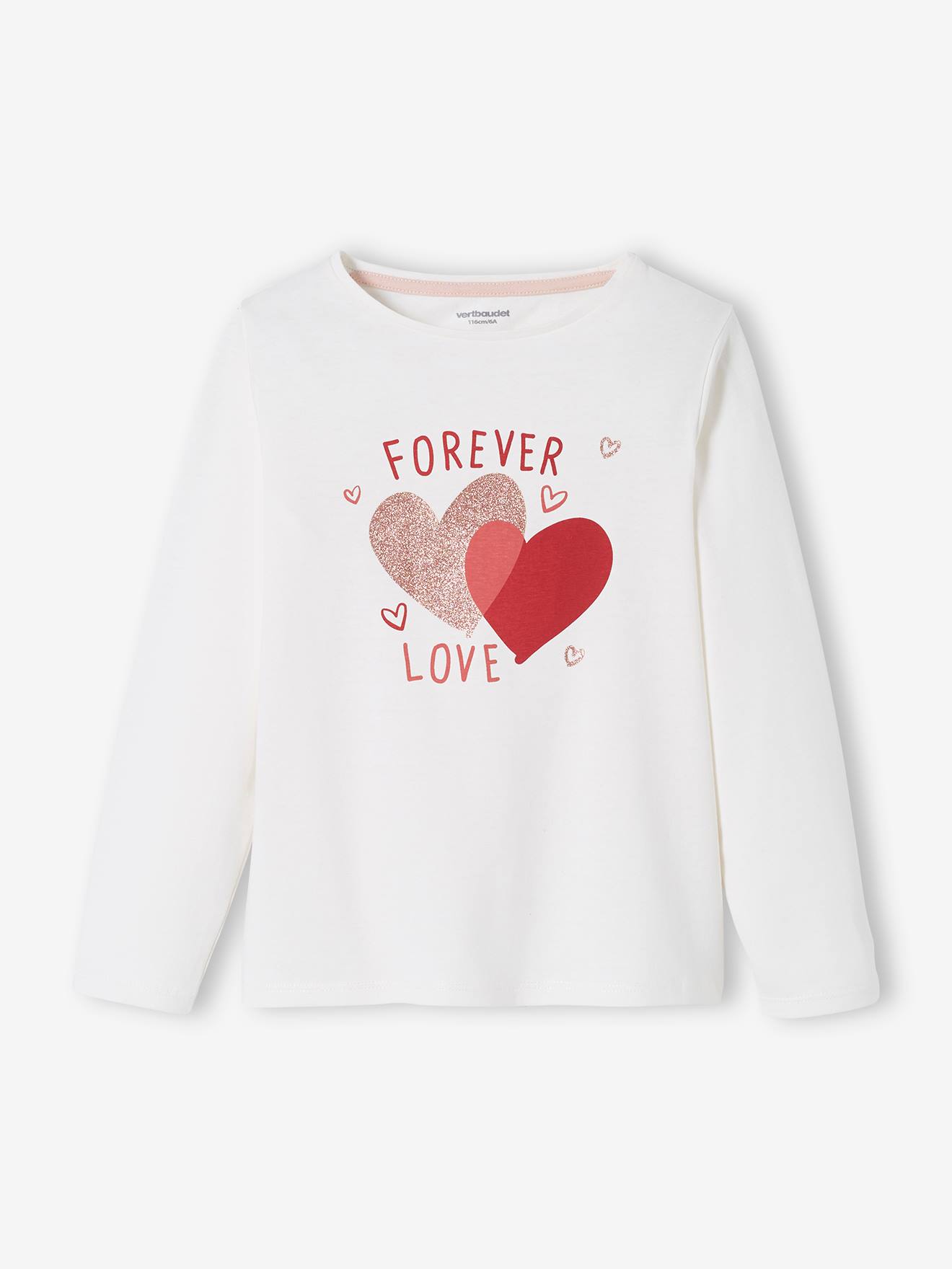 Conjunto de 3 camisetas de manga comprida para meninas, tamanho médio, pretas, bicolor/multicoloridas.