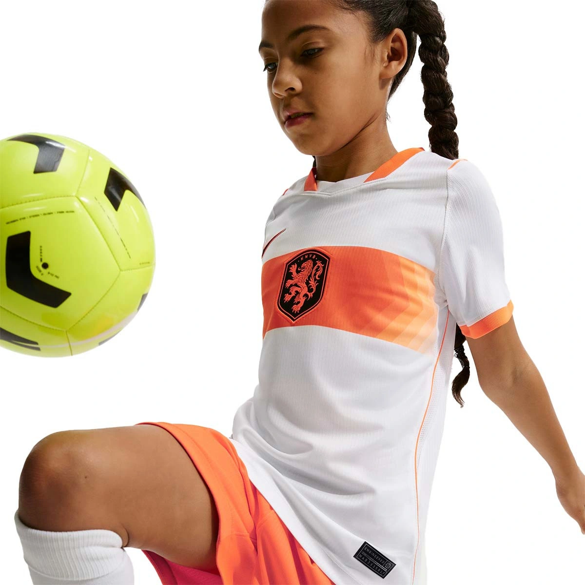 Camisola Nike Países Baixos Segundo equipamento Mundial 2026 Criança