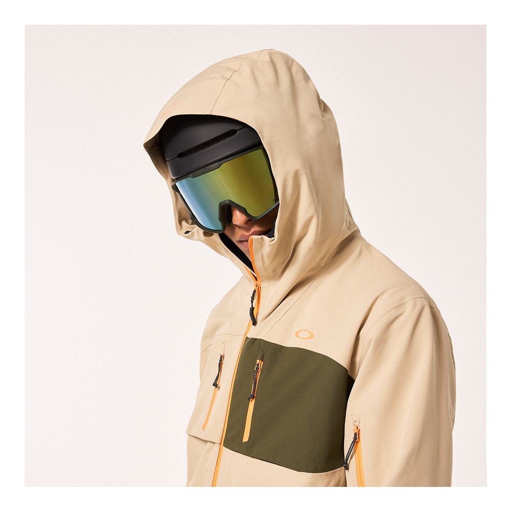 Oakley KENDALL RC SHELL - Veste ski Homme humus