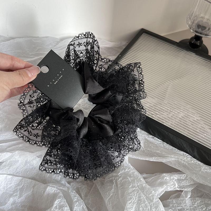 Sesori - Scrunchie met kantpaneel