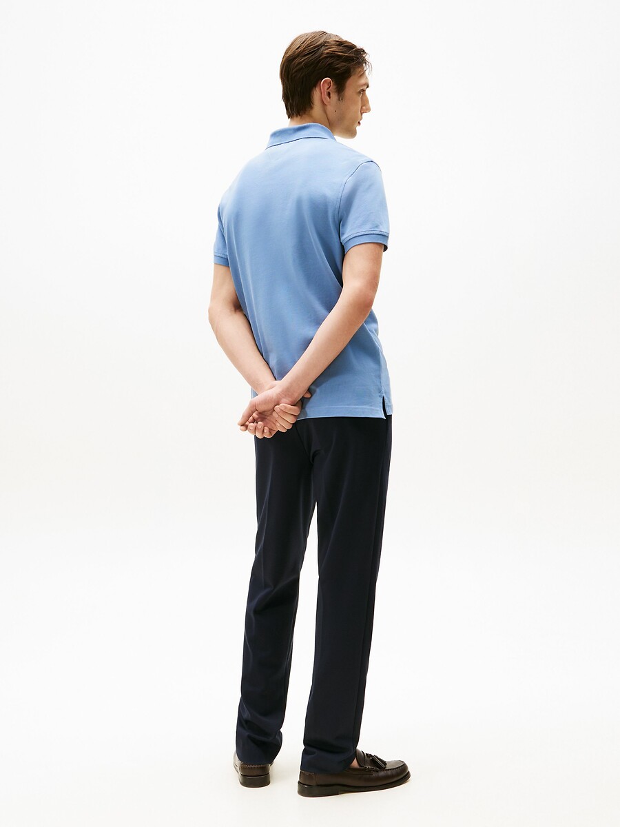 TOMMY HILFIGER<br>Polo reta e elástica, 2 botões