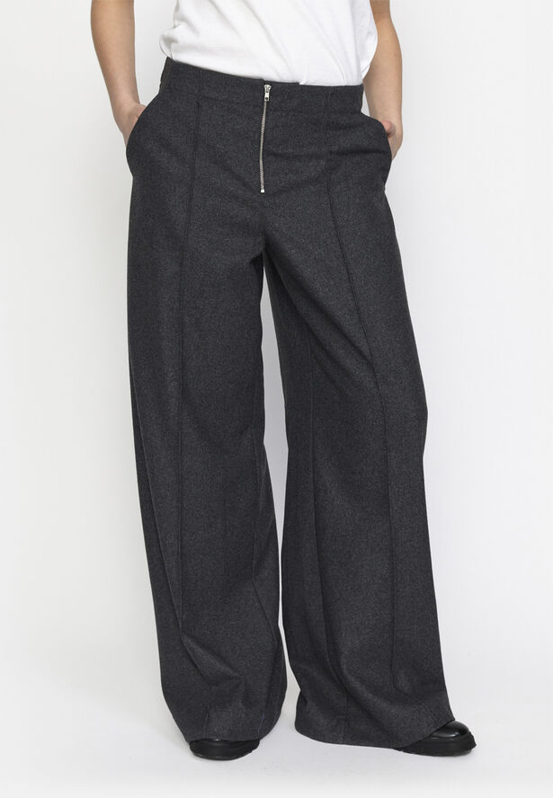 esmé studios ESBez Wool Pants GRS Gray melange