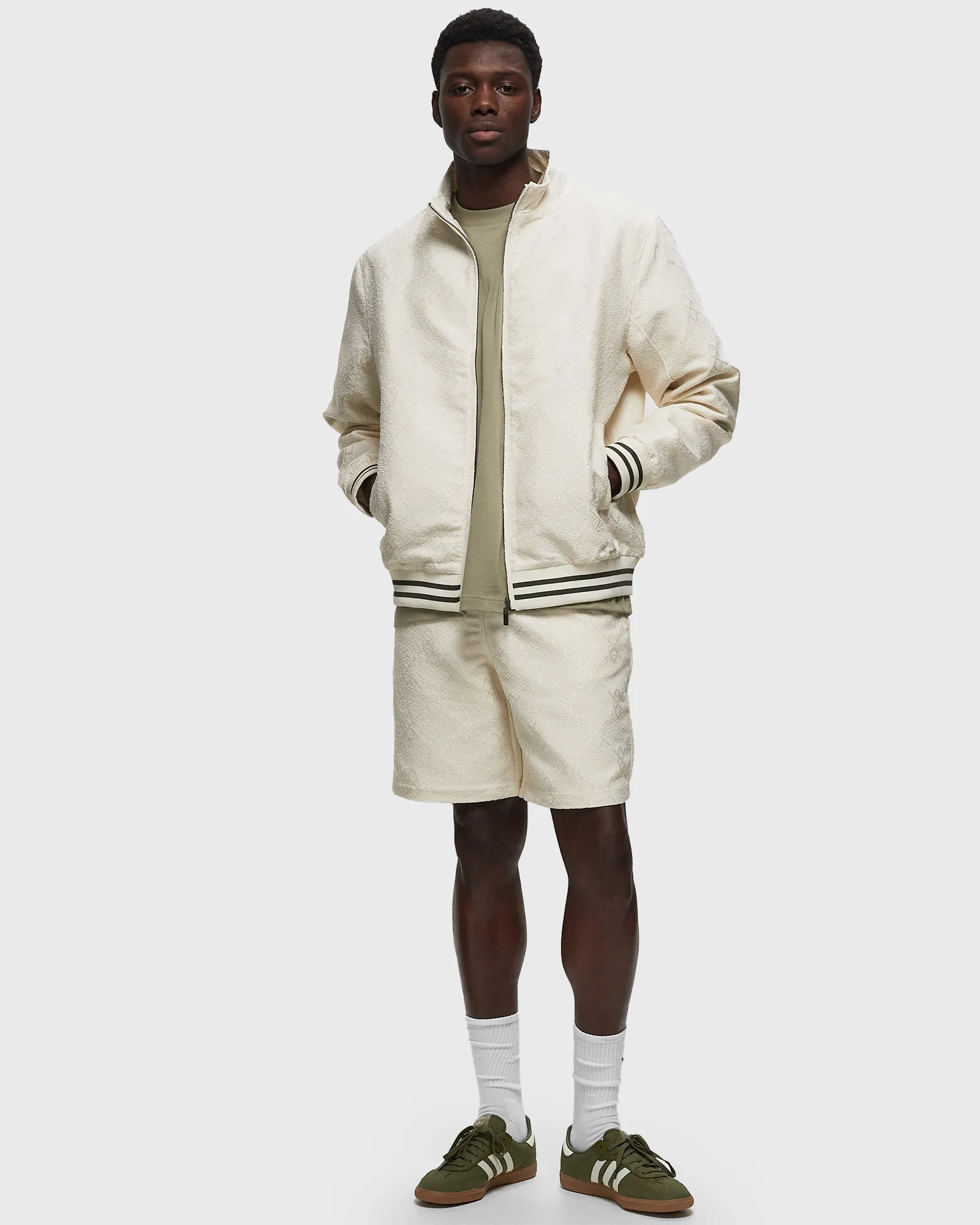 Daily Paper shakir boucle track jacket