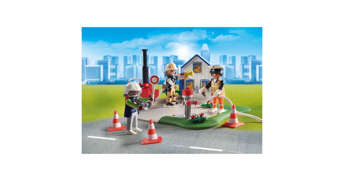 PLAYMOBILFigures - My Figures: Reddingsmissie Constructiespeelgoed  (70980)