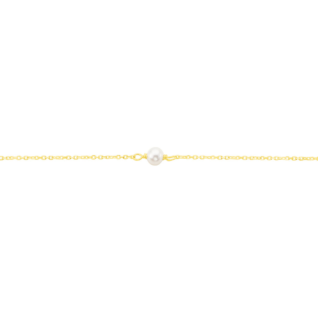Bracelet Or Jaune Gentiane Perle