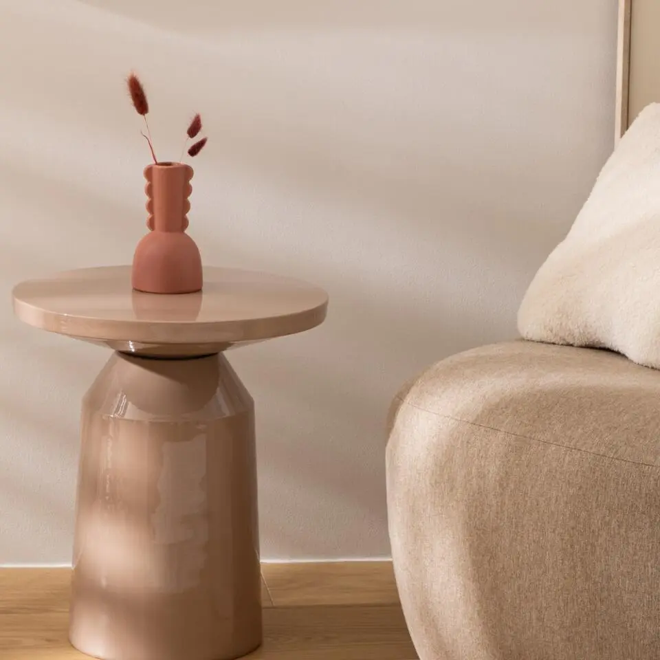 MISOU Organische Bijzettafel - Beige