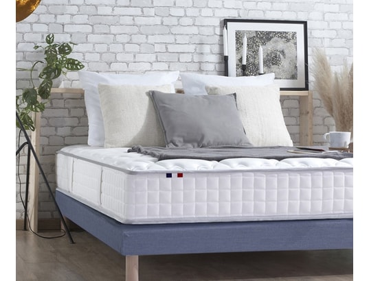 IDLITERIE - Matelas eco conçu polylatex recyclé très ferme 80 kg - made...
