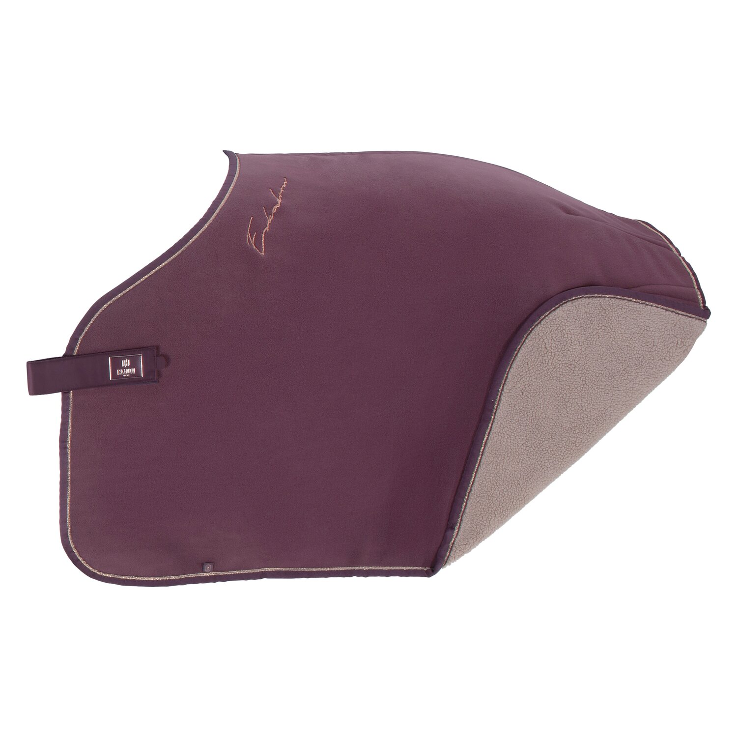 ESKADRON Heritage Nierendecke Polarfleece - cassis