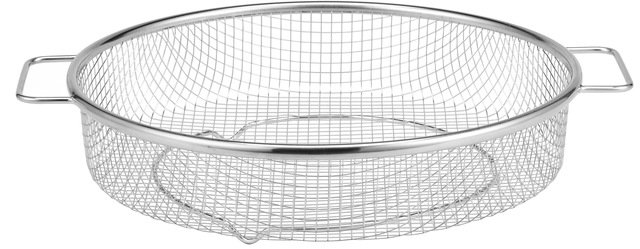 MediaShop Bratpfanne »Titan Pan« Edelstahl Set, 4 Stk. tlg. Edelstahlmatrix+diamantver. Anti-Haft-Versiegelung, Ø24 cm, Induktion