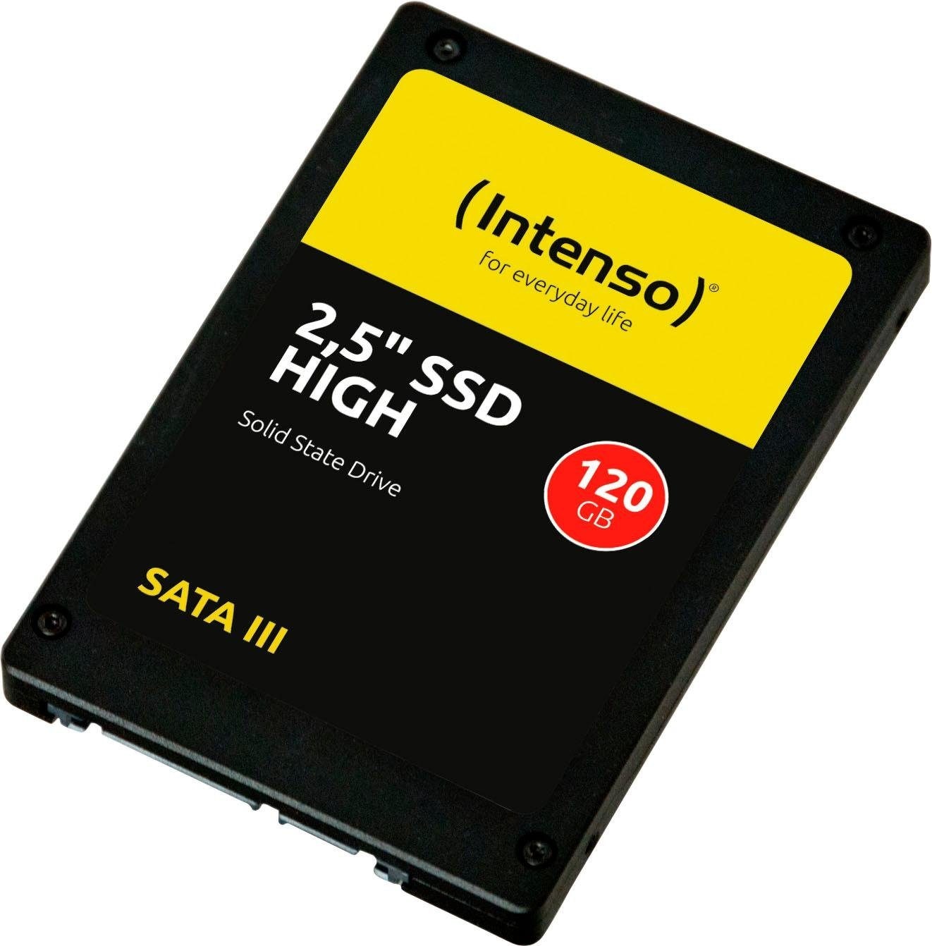 Intenso interne SSD »Solid State Drive HIGH SATA3« 2,5 120 GB Anschluss SATA III