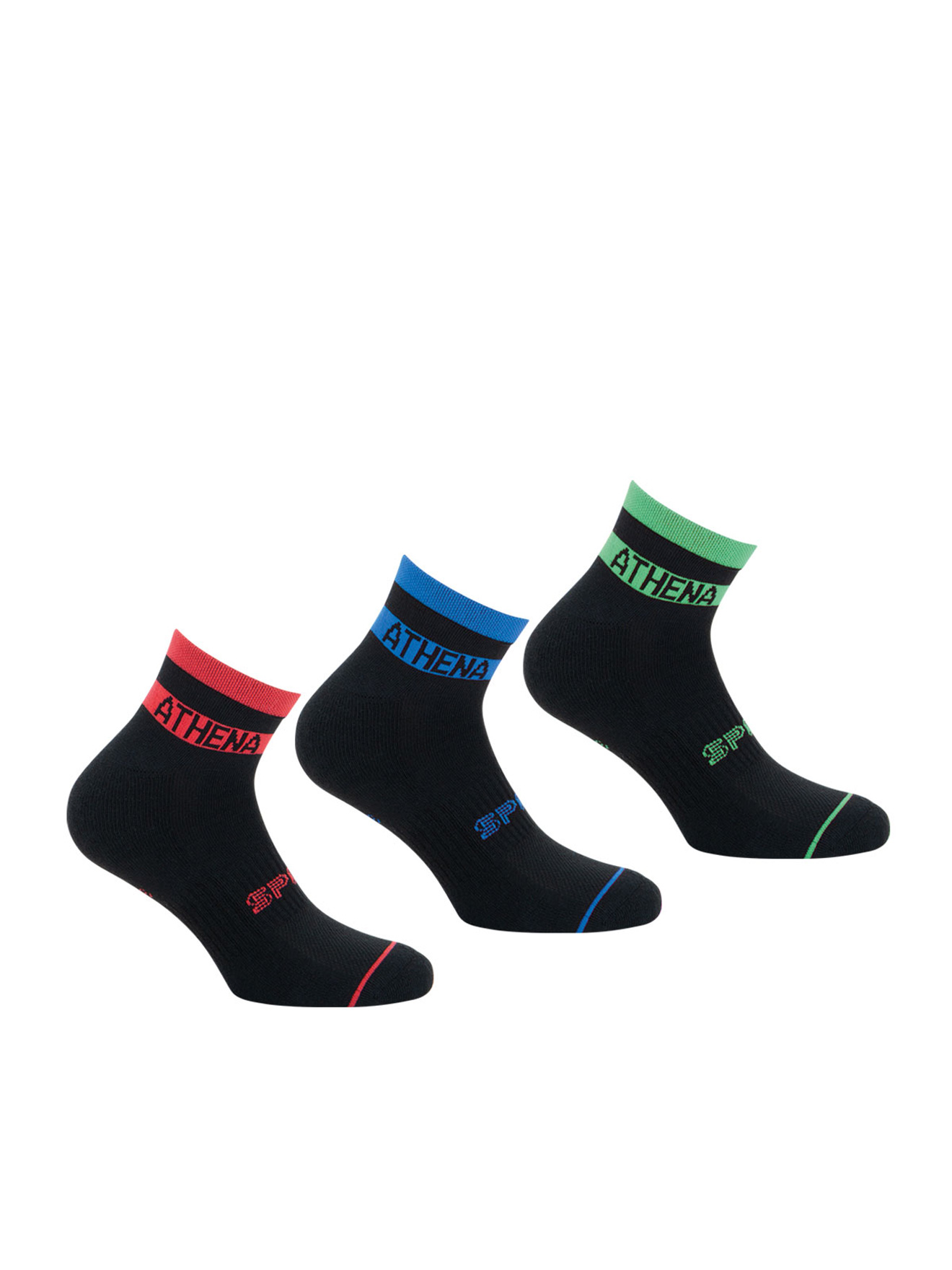 Lot de 3 paires de mi-chaussettes