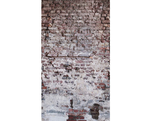 Fotobehang vliesbehang 38335-1 The Wall bakstenen muur used look 3-delig. 159x280cm