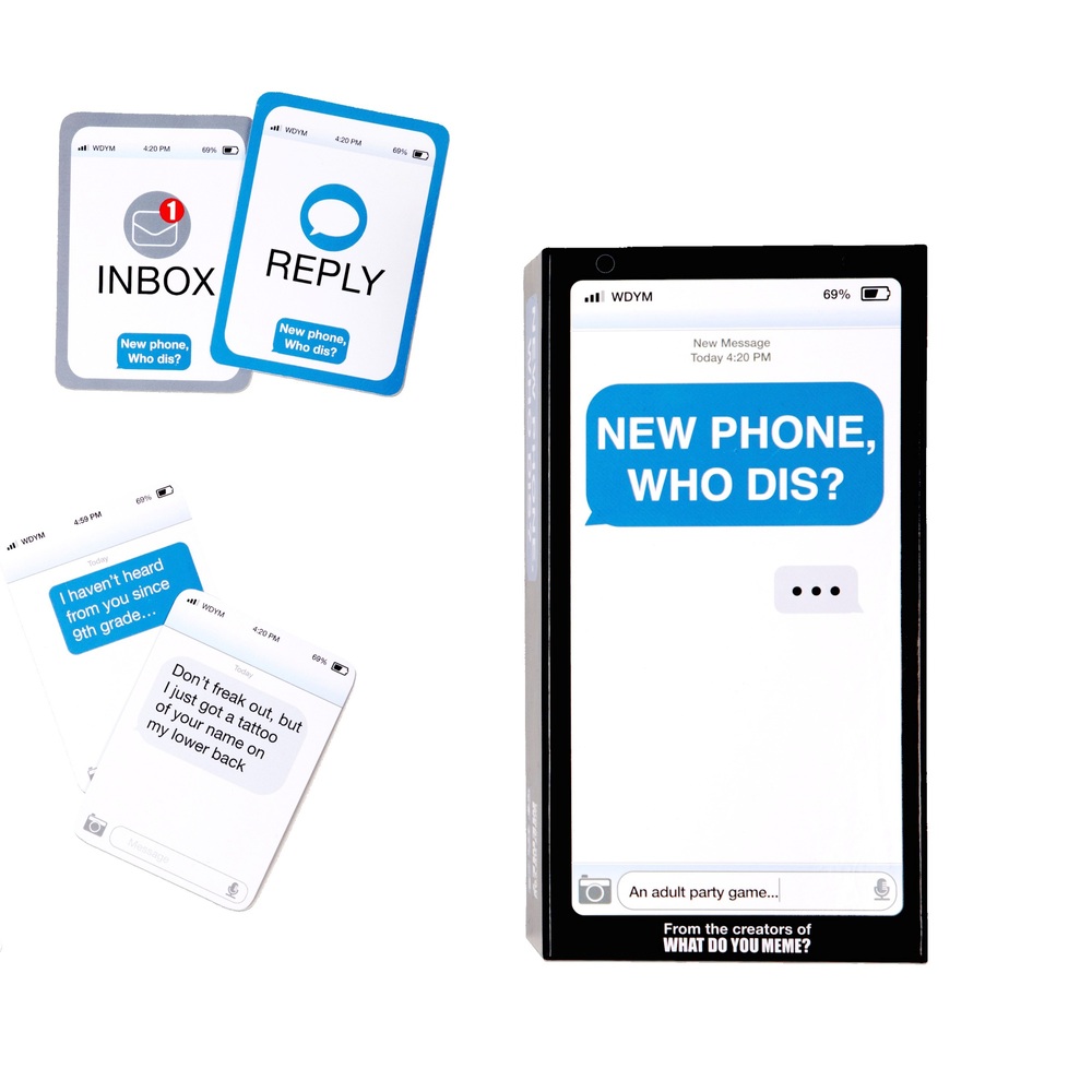 Neues Telefon-Wer-ist-Kartenspiel