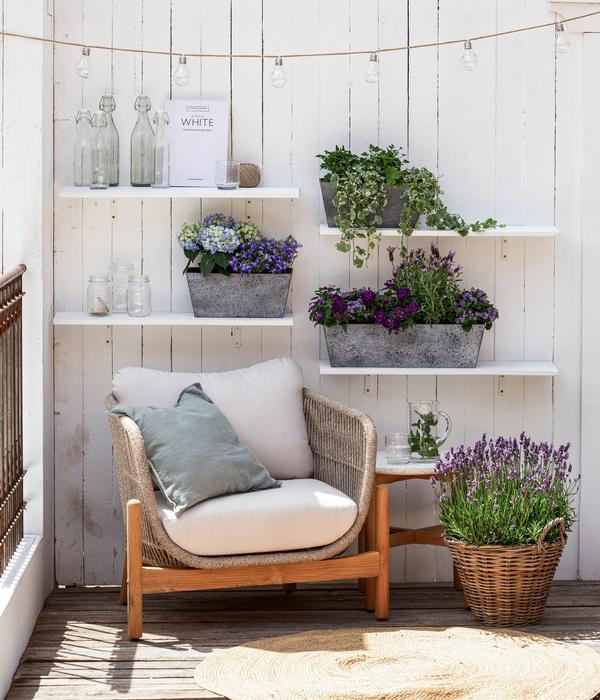 Van der Leeden Rattan-Korb mit Henkeln, rund,