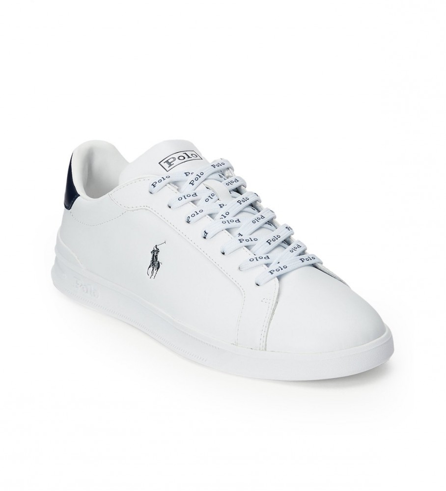 Tênis Ralph Lauren Heritage Court II de couro, branco
