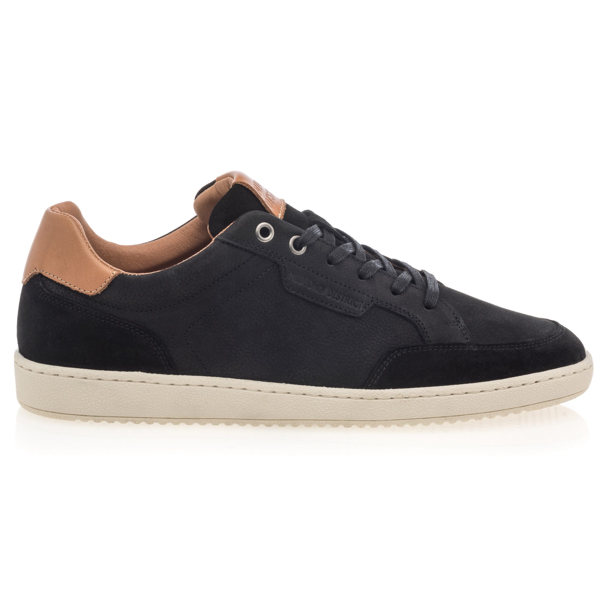 Baskets basses Homme en cuir noir