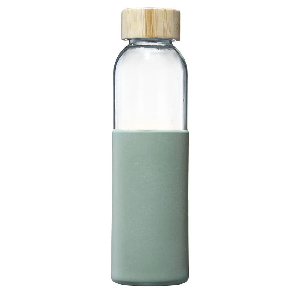 Bouteille en verre 500 ml avec protection silicone