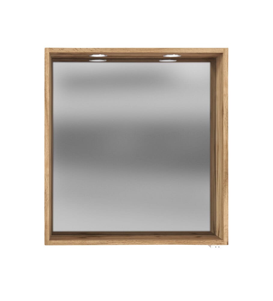 Spiegelschrank Davos Spiegelfront Weiß/Korpus Weiß 60x64x20 cm