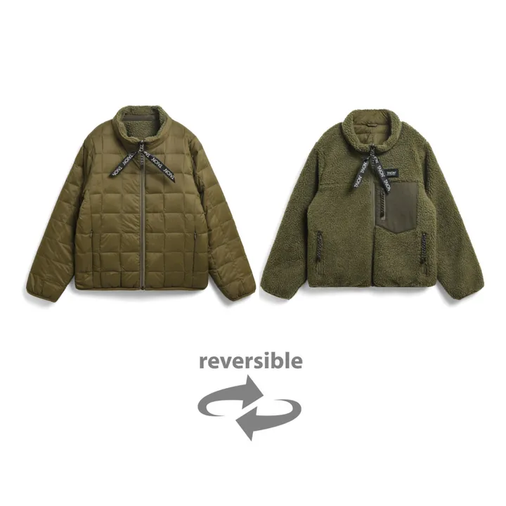 Taion Doudoune Réversible Down x Boa Mountain | Vert olive