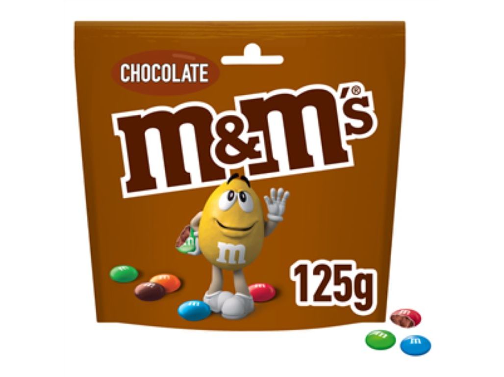 PASTILHAS DE CHOCOLATE M&M'S CHOCOLATE 125 G