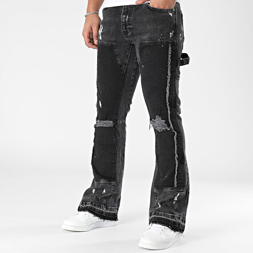 Jean Flare Gris Anthracite