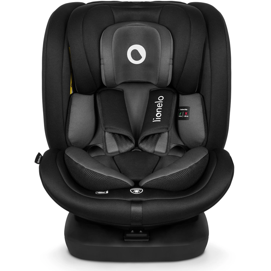 lionelo Kindersitz Bastiaan i-Size Black Grey