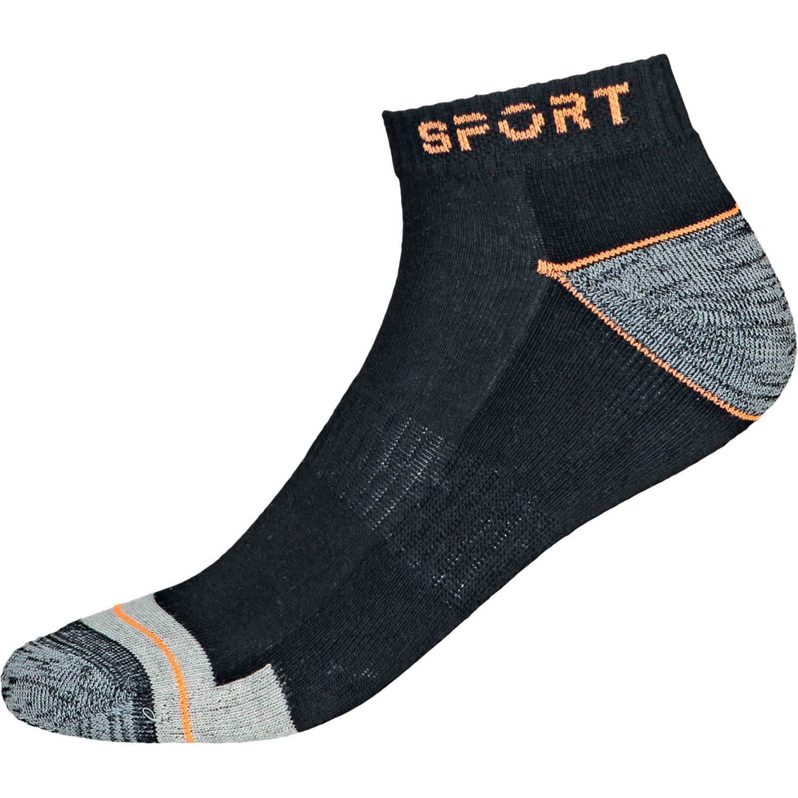 Herren-Sport-Sneakersocken, 3 Paar