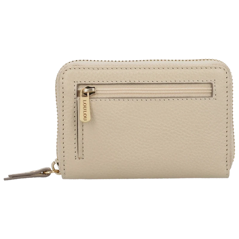 LouLou Essentiels Portemonnee RFID Petit Emilie Beige