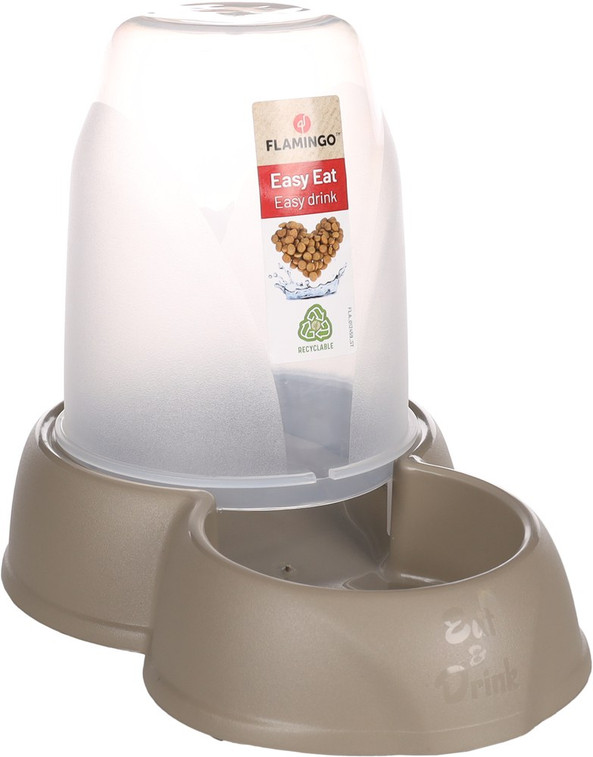 Flamingo f-522539 - Distributeur de nourriture & Distributeur automatique d'eau