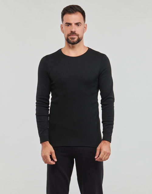 Damart - CLASSIC LONG SLEEVE ROUND NECK T-SHIRTGRADE 3 - Noir