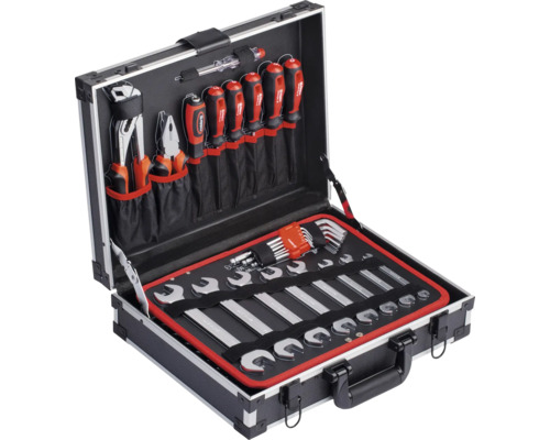 Master aluminium gereedschapskoffer, 86-delig.