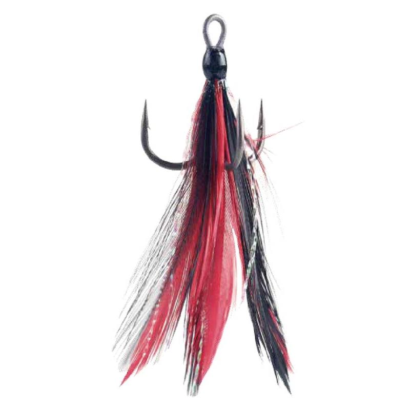 Hameçon Triple Bkk Feathered Spear-21-Ss