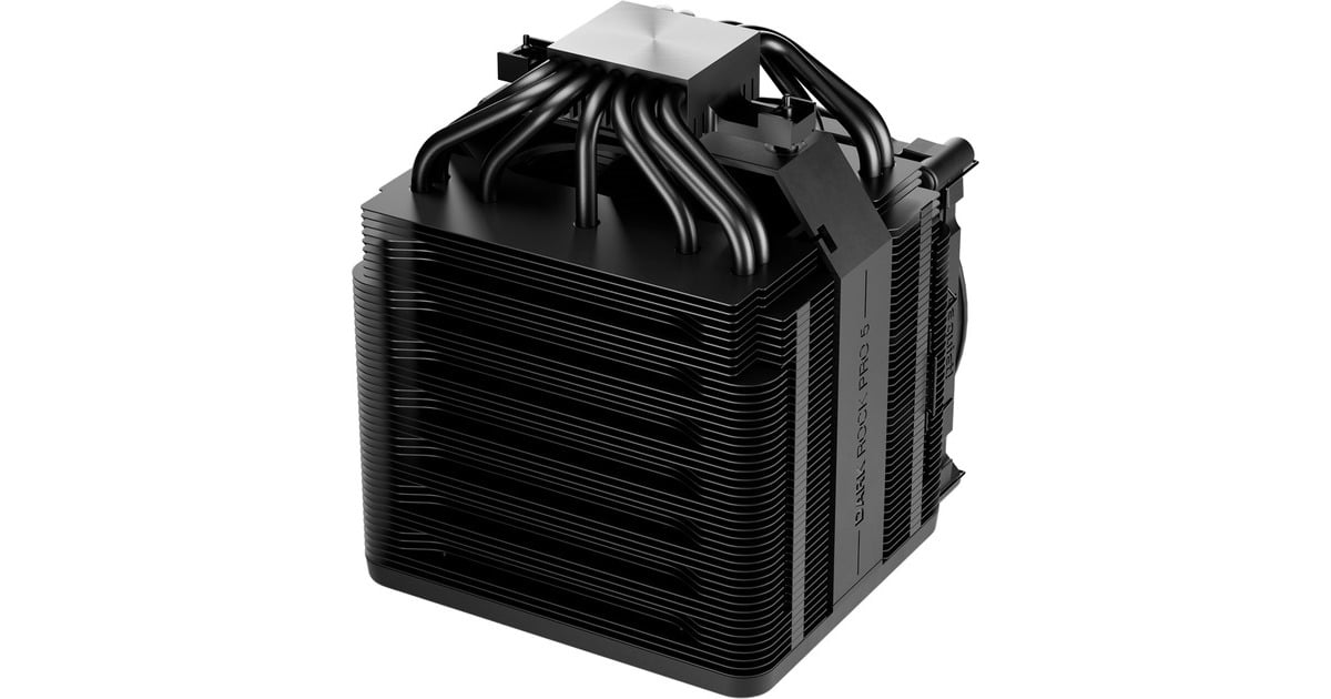 be quiet!Dark Rock Pro 5 CPU-koeler  (Zwart, 4-pins PWM fan-connector)