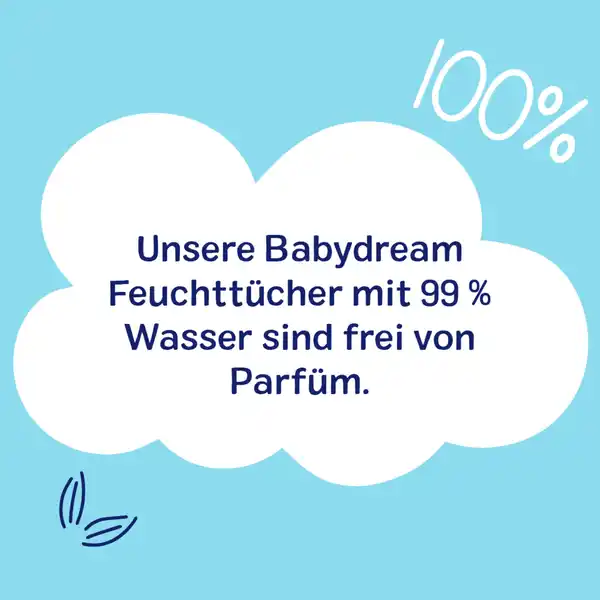 Feuchttücher mit 99% Wasser