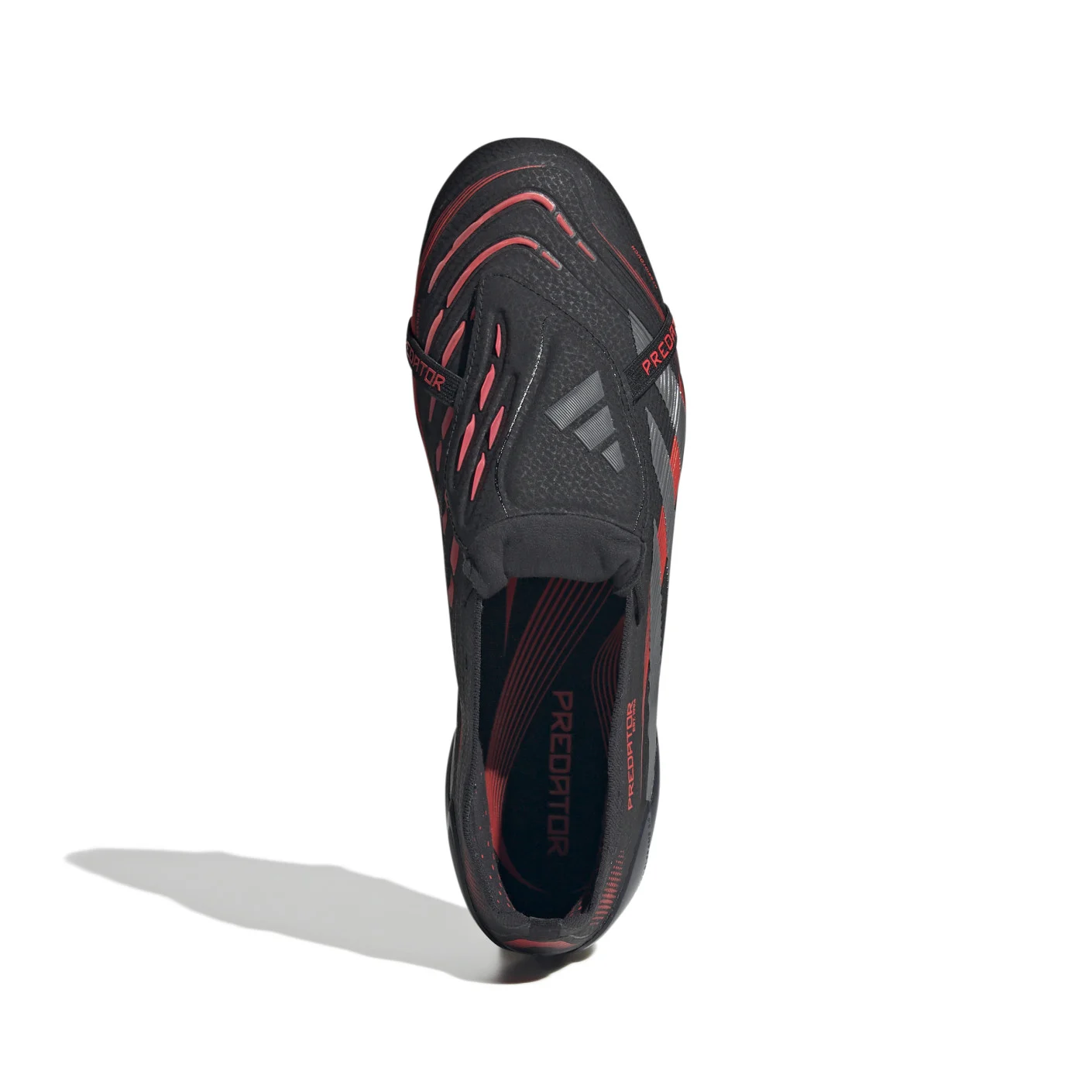 Adidas Predator Elite FT Gras Voetbalschoenen (FG) Zwart Grijs Rood