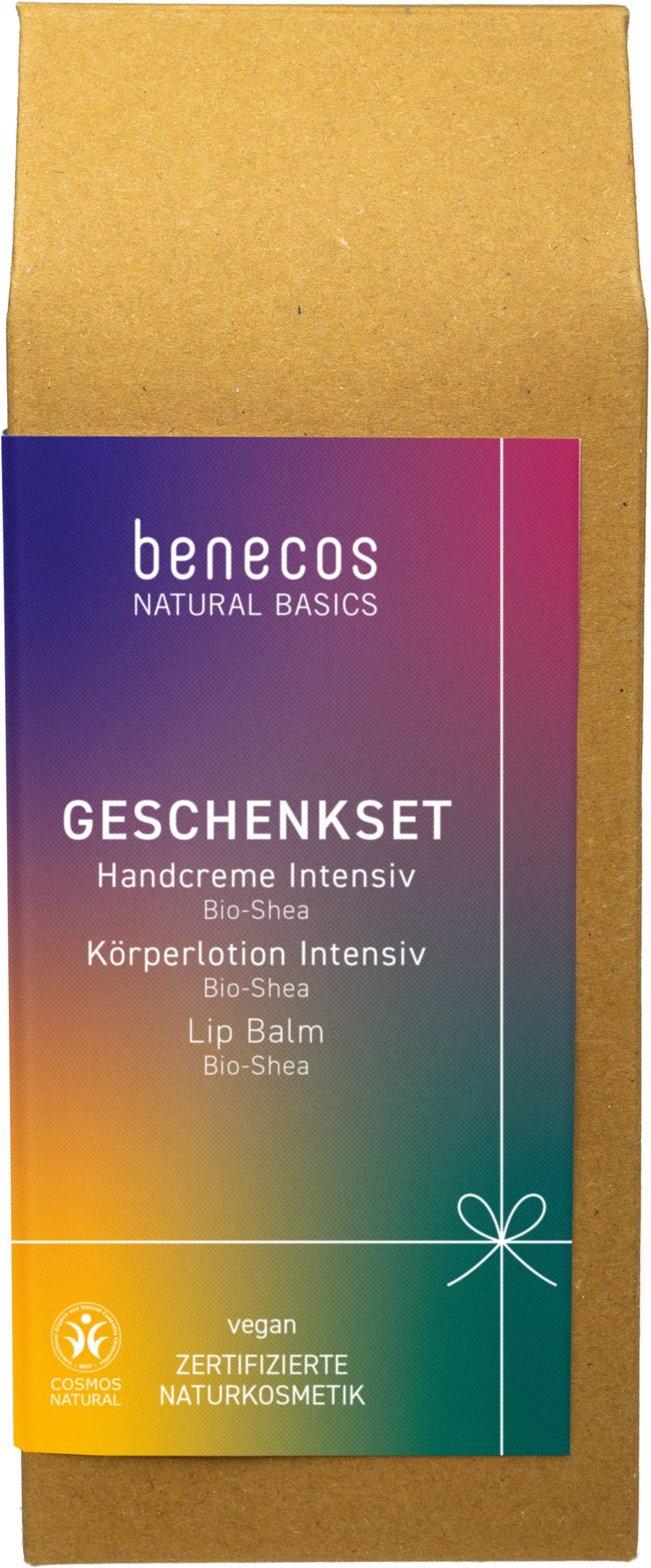 benecos  Natural Basics Geschenkset Intensiv - Handcreme, Körperlotion & Lipbalm