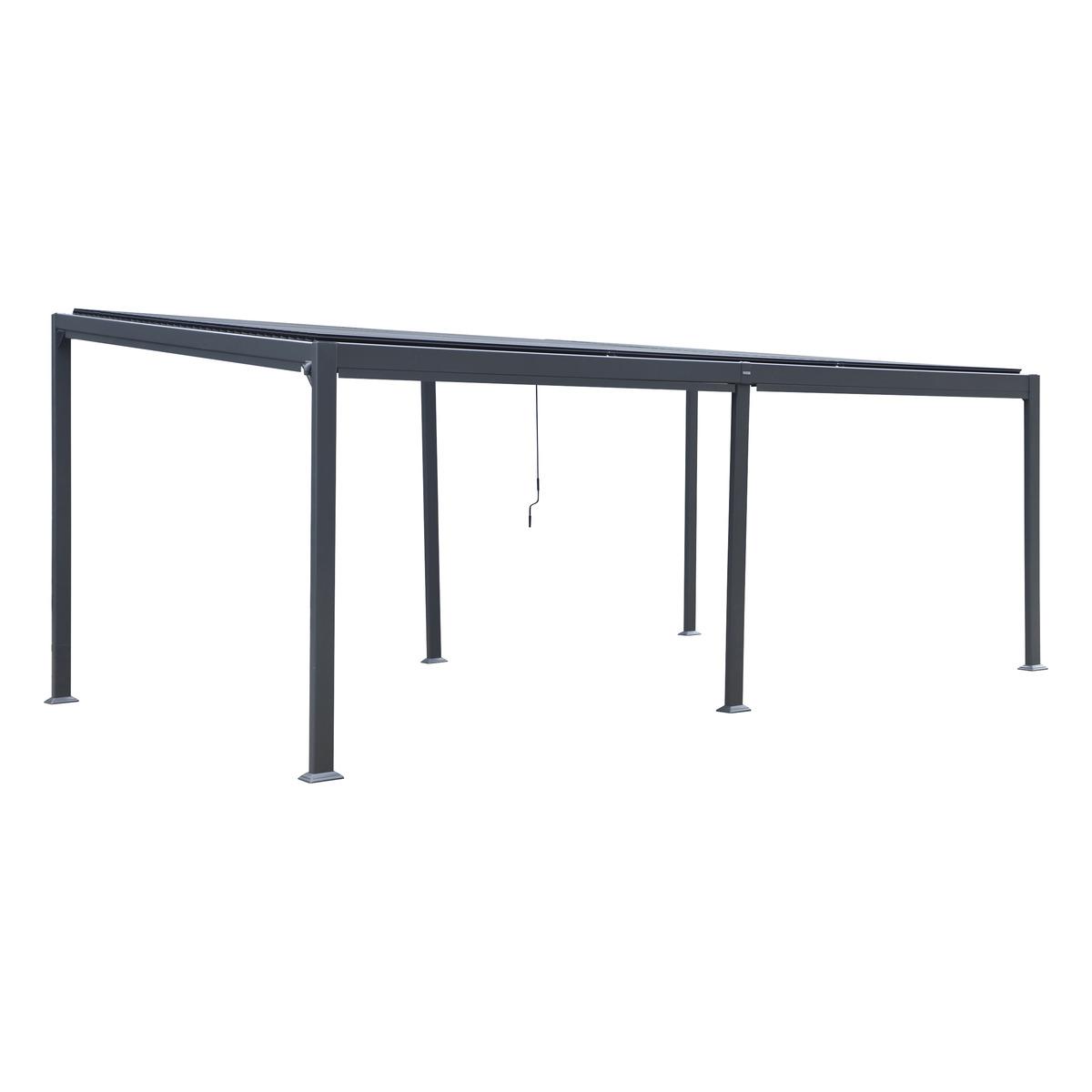 PERGOLA AVILA 6X3.5M GRAPHITE