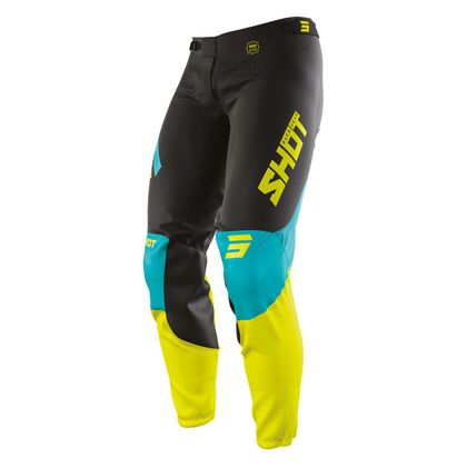 Pantalon cross Shot AEROLITE AIRFLOW - LIME 2021 - Jaune / Bleu