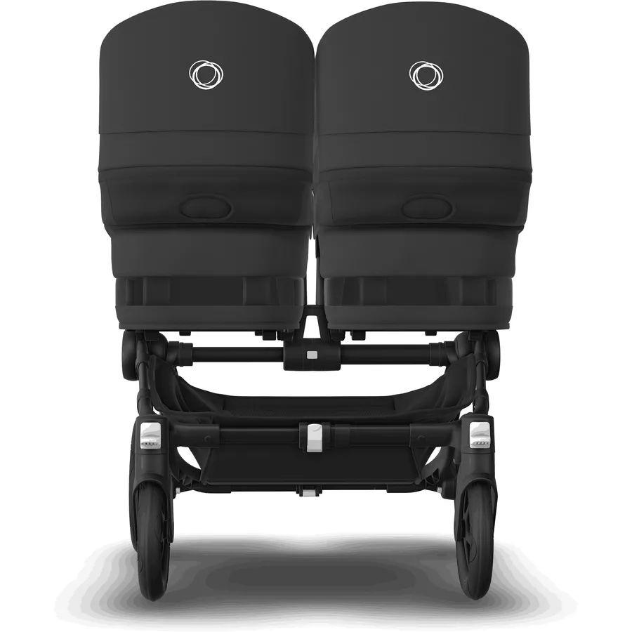 bugaboo Zwillingswagen Donkey 5 Twin Complete BlackMidnight Black