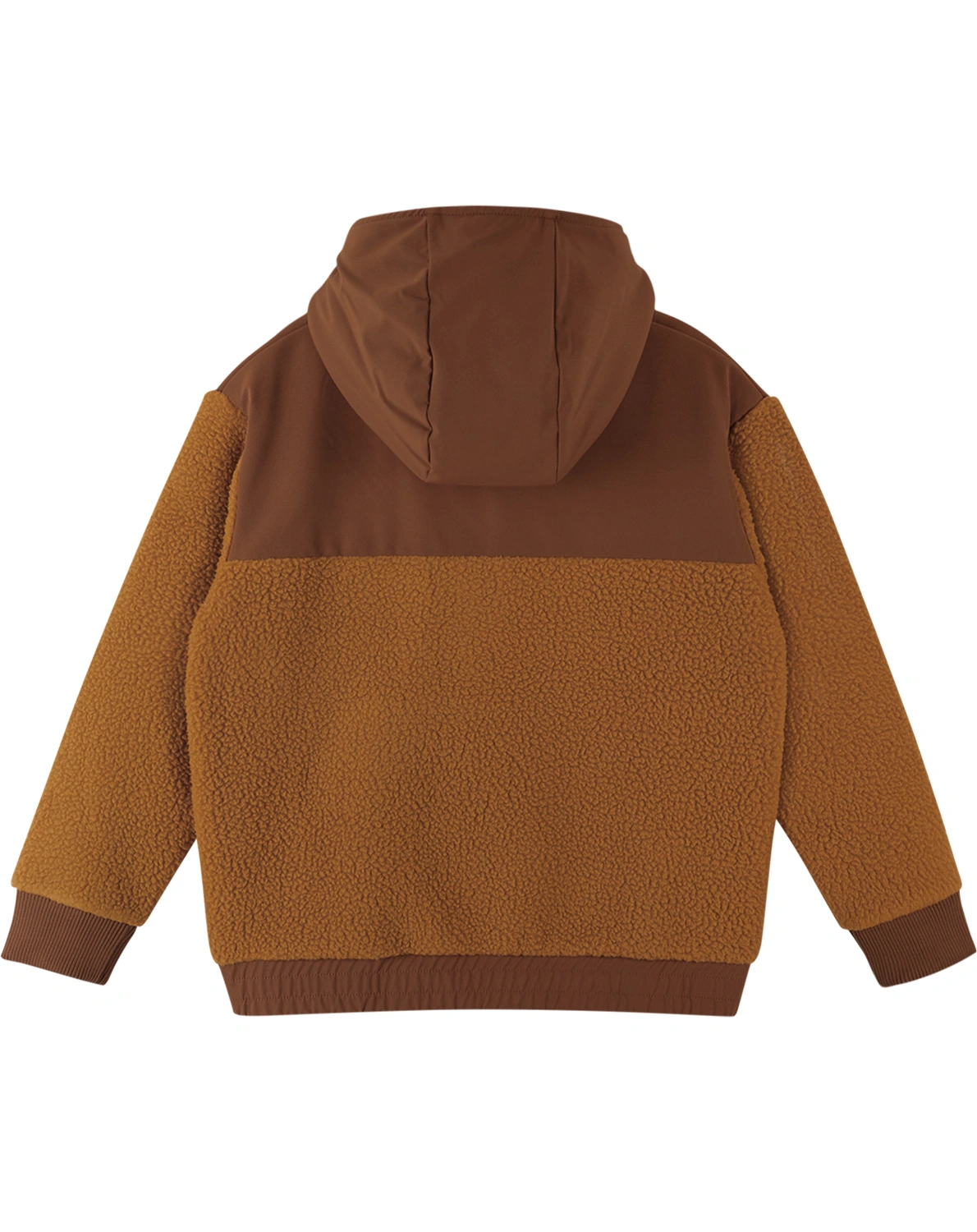 Kapuzen-Fleecejacke SAMOTA in cinnamon brown