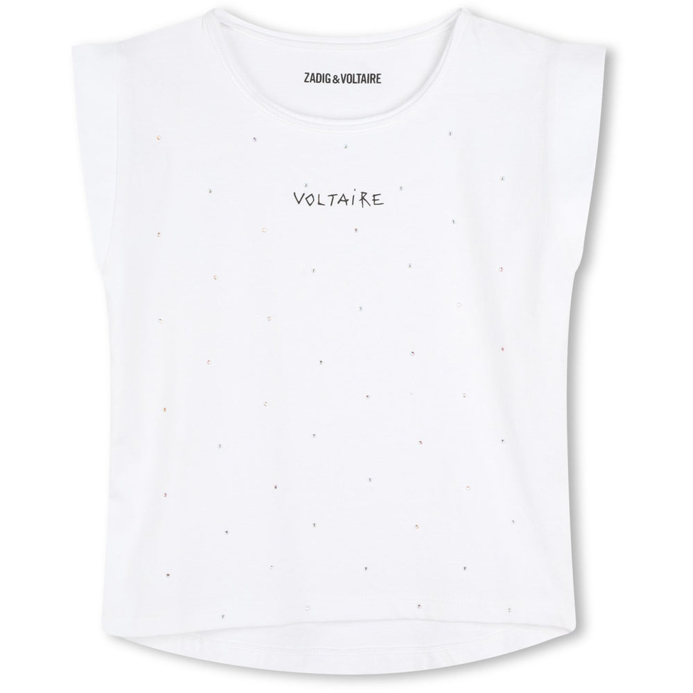 Køb Zadig & Voltaire White Short Sleeves T-Shirt