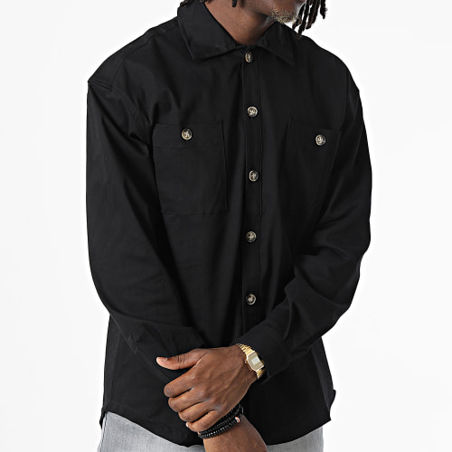 Chemise Manches Longues Noir
