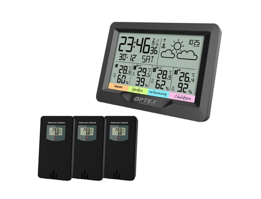 OPTEX - Station météo multi sonde - 990045 – contrôlée avec 3 sondes...