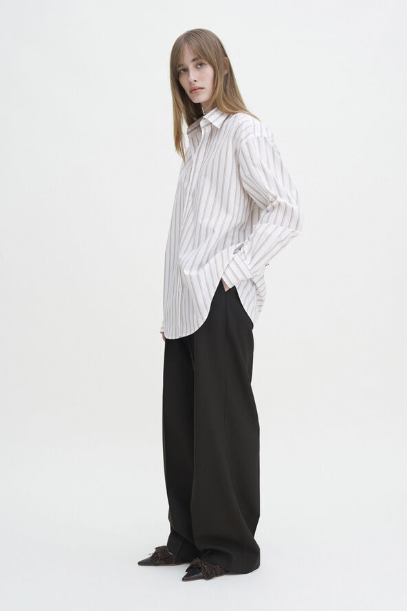Filippa K Classic Poplin Shirt Light brow